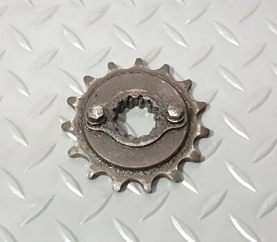 ♻️ Piñón delantero Kawasaki ZR550 Zephyr 1991-1998 con placa de retención de bloqueo  Foto 1 de 4