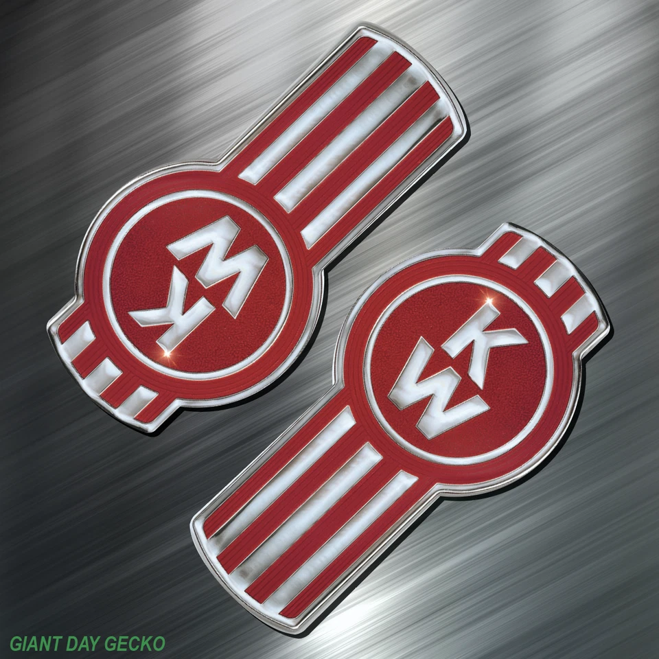 167 (2) TWO KENWORTH Vinyl Decal Sticker For Car Laptop Skateboard NEW KW TRUCK