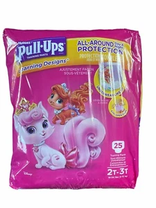 RARO SELLADO De colección Huggies Pull Ups Niñas Bigote Haven Palacio Mascotas2T-3T - 25ct - Imagen 1 de 4
