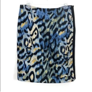 Etcetera Damen-Mini-Bleistiftrock mehrfarbig Leopardenmuster 6 Baumwollmischung - Bild 1 von 9