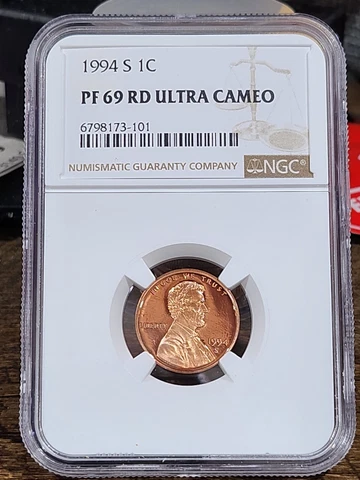 1994 S Lincoln 1c, NGC Certified PF 69 UCAM RD, 101 Cover