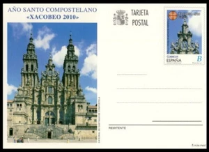 España  Spain Entero Postal ( tarjeta ) 184 2010 Año Santo Compostelano Xacobe - Picture 1 of 1