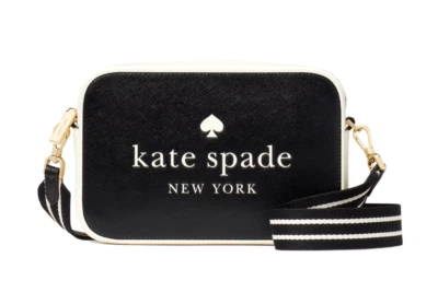 New Kate Spade Oh Snap Colorblock Mini Camera Bag Toasted Black Multi - Image 1 of 4