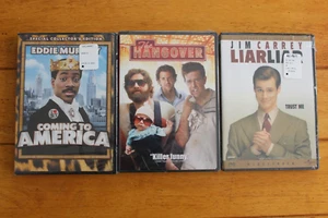 COMEDY DVD LOT [NEW] HANGOVER, COMING TO AMERICA, LIAR LIAR [b1] - Picture 1 of 4