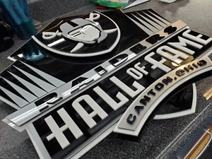 Custom HOF RAIDERS 3D SIGN SET art man cave football display Las Vegas Monday - Picture 1 of 14