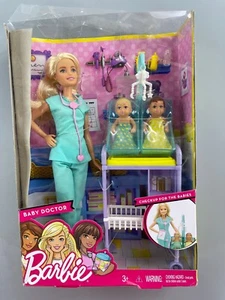 Barbie Baby Doctor Playset Blonde  NEW - Picture 1 of 7