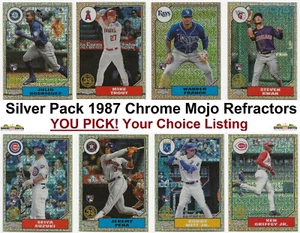 2022 Topps Update Silver Pack 1987 Chrome Mojo ~ YOU U PICK ~ Complete Your Set! - Picture 1 of 73