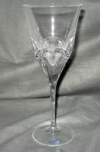 Varga Art Crystal Etched Crown Water Goblet - Picture 1 of 1
