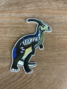 Jurassic Dinosaur Patch Embroidered Iron Sew On Applique Allosaurus Design #3 - Picture 1 of 2