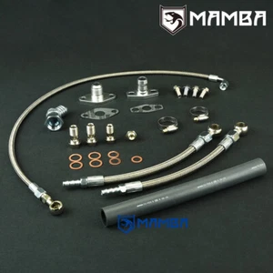 Kit de línea de agua y aceite turbo MAMBA TOYOTA 1JZ-GT 2JZ-GTE Garrett GTX3576R GT3584R - Imagen 1 de 7