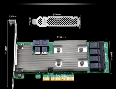 NEW LSI Logic Controller Card 05-25699-00 9305-24i 24-Port SAS 12Gb/s pci-e 3.0 - Image 1 of 4