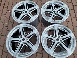 FERRARI F12 Berlinetta 4x "20 Rim Rims Alloy Wheels SET- DARK CHROME - BRAND NEW - Picture 1 of 12