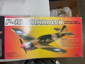 Vintage Cox Wings P-40 Warhawk  3 Channel RC ARF Kit SPARE WING AND FUSELAGE. - Picture 1 of 4
