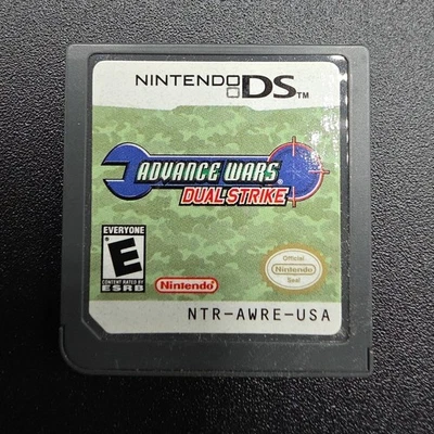 Advance Wars: Dual Strike (Nintendo DS, 2005) SOLO CARTUCHO Gamestop Box Foto 1 de 3