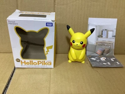 TAKARA TOMY Pokemon HelloPika Pikachu Talking Toy Figure Doll Robot Working - Image 1 of 4