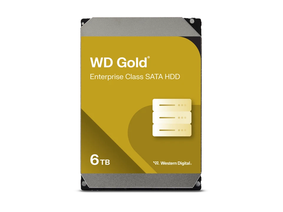 WD Gold WD6004FRYZ 6TB 7200 RPM 256MB Cache SATA 6.0Gb/s 3.5" Hard Drives - Image 1 of 4