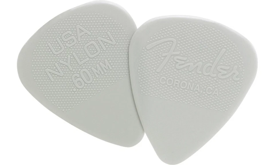 Genuine Fender Nylon Guitar Picks 12-Pack (1 Dozen)  .60mm - 098-6351-750 - Image 1 of 1