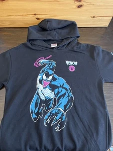 Venom Hoodie, Marvel Youth Black Extra Large With Pocket Excellent Condition - Picture 1 of 5