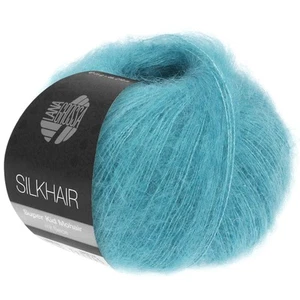 LANA GROSSA SILKHAIR Strickgarn Wolle (180 - Blautürkis) - Bild 1 von 5