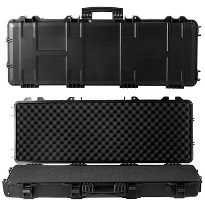 Uimoso Rifle Case Rifle Hard Case 42 inch with 3 Layers Fully-protective Foams - Image 1 of 4