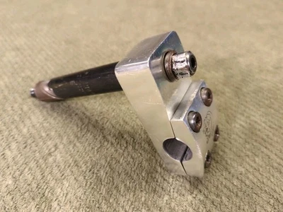 Vintage Mongoose BMX Quill Stem 1 Inch Threaded 21.1mm 4-Bolt Silver Maurice Rac - Image 1 of 4