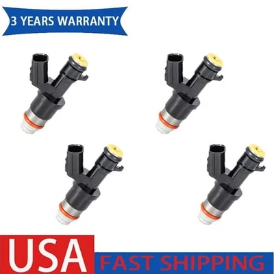 4x Fuel Injector for Honda 2008-2012 Accord 2010-2011 CR-V 2013-15 Civic  FJ1046 - Image 1 of 4