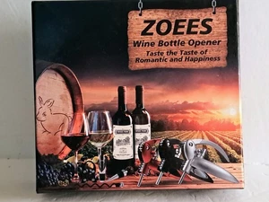 Zoees 4-Piece Wine Bottle Opener Kit - Picture 1 of 6