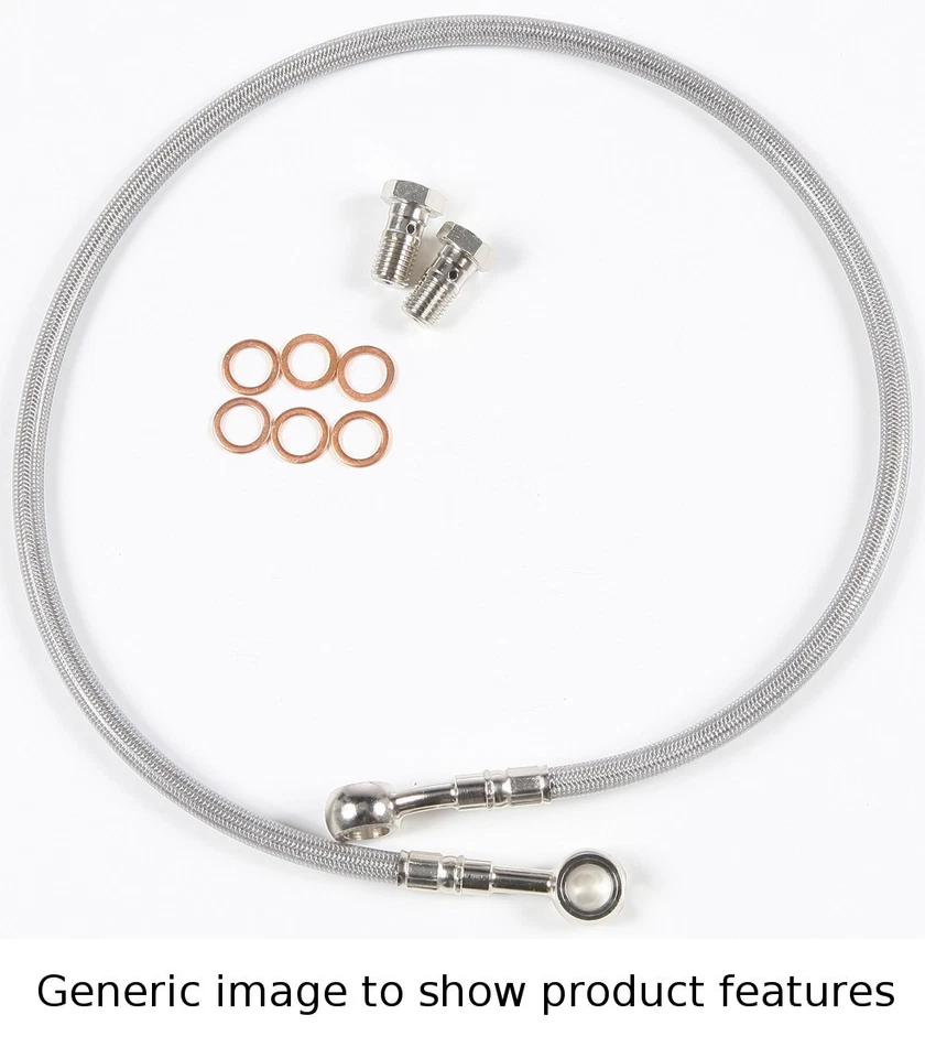 Kit de línea de freno trasero de acero inoxidable frenos FK003D331R para 03-04 Suzuki RM85/L Foto 1 de 2