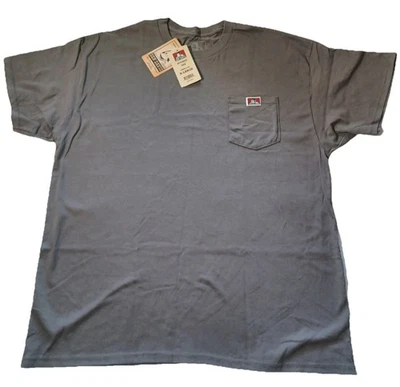 NEW Ben Davis Pocket Tee Men’s Charcoal Grey XL Solid Short Sleeve T Shirt - Image 1 of 4