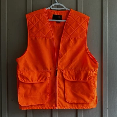 Game Winner Safety Orange Deer Hunting Vest Outdoor Sports Mens Small Medium - Image 1 of 4