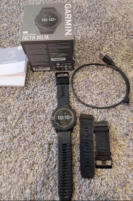Garmin Tactix Delta Solar Black 51mm Sapphire Glass + Charger + Extra Band  - Image 1 of 4