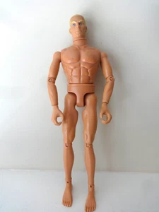 1996 HASBRO GI JOE DOLL PAWTUCKET RI BLONDE BLUE FULLY ARTICULATED NUDE GUC - Foto 1 di 13