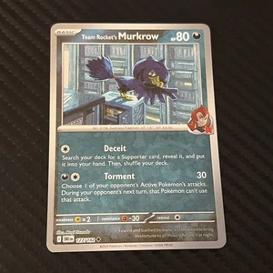 Team Rocket's Murkrow 127/182 Destined Rivals Rare NM - Picture 1 of 2