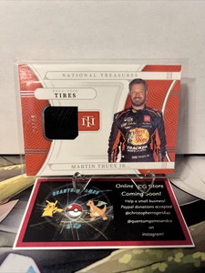 2022 National Treasures NASCAR - MARTIN TRUEX JR - SP Tires Race Used /49