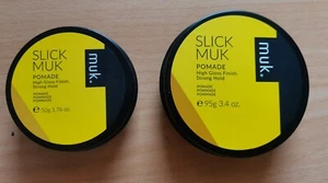 2X SLICK Muk Pomade, 95g and 50g. High-Shine Gloss Finish, Strong Hold. - Picture 1 of 1