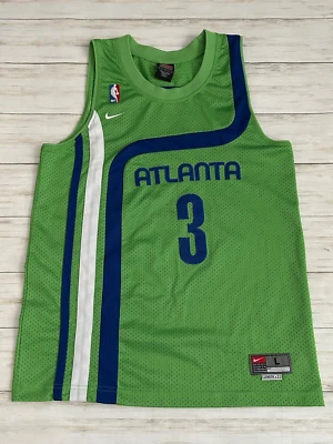 Atlanta Hawks NBA Vintage Nike Swingman Jersey Shareef Abdur Rahim Size Youth L - Image 1 of 4