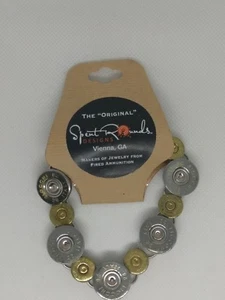Armband Spent Rounds 45 Calibur/28 Gauge Gold/Silber - Bild 1 von 2