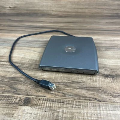 Dell PD01S Gray Portable External D-Bay Media With CD RW / DVD-ROM Optical Drive - Image 1 of 4