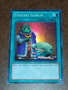 Yu-Gi-Oh! TCG Card Upstart Goblin - TU08-EN004 (Super Rare) Turbo Pack 8 NM - Picture 1 of 8