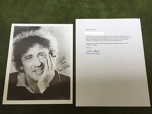 GENE WILDER PP SIGNED AUTOGRAPHED 8X10 PHOTO CHARLIE & THE CHOCOLATE FACTORY - Picture 1 of 3