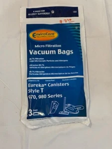 Eureka Vacuum Bags Style T by Envirovcare 3 Pack - Picture 1 of 1