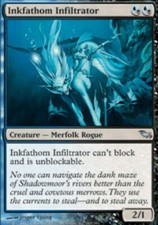 1x Inkfathom Infiltrator NM, English MTG Shadowmoor