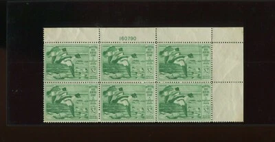 RW16 Federal Duck Mint Plate Block of 6 Stamps  (RW16 A12) - Image 1 of 2