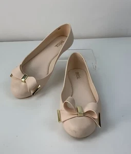 Melissa Damen-Slipper Größe 6 flach Space Love III hellrosa mattgold - Bild 1 von 12