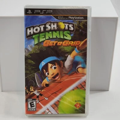 Hot Shots Tennis: Get a Grip (Sony PSP, 2010) New Factory Sealed Video Game - Image 1 of 4