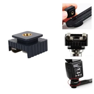 Light Flash Cold Hot Shoe Adapter Hot Shoe Bracket Flash Hot Shoe Mount Adapter - Picture 1 of 12