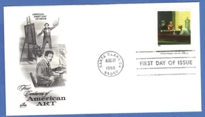 First Day Issue Edward Hopper Stamp 1998 FDC Four Centuries  Of American Art - Picture 1 of 1