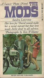 LANCER PHOTO NOVEL THE MODS by SANDRA LAWRENCE Vintage Romance Paperback - Picture 1 of 2
