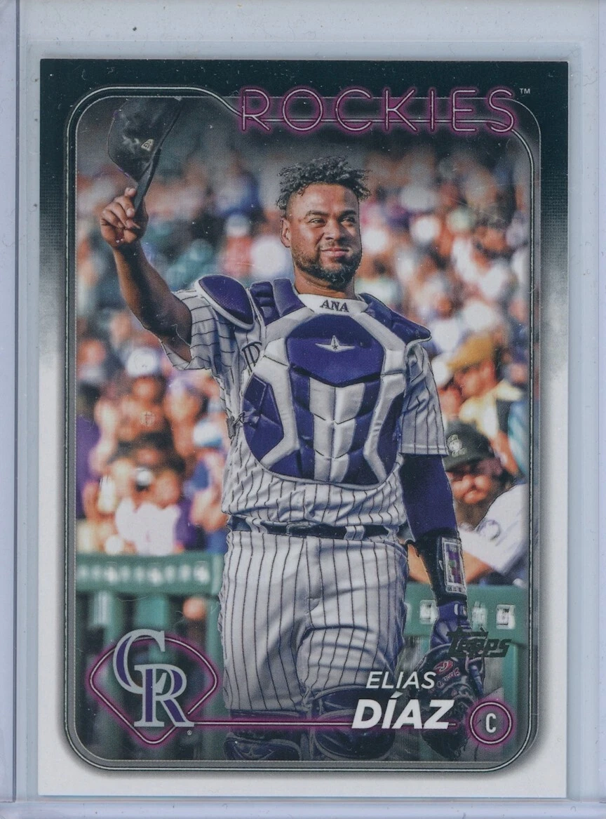 2024 Topps Elias Diaz GOLDEN MIRROR SSP Rockies #161 Variation