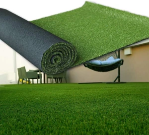 Synthetic Grass Roll 3'x10' 20mm Turf Lawn Mat Pet Friendly Outdoor Indoor - Picture 1 of 12
